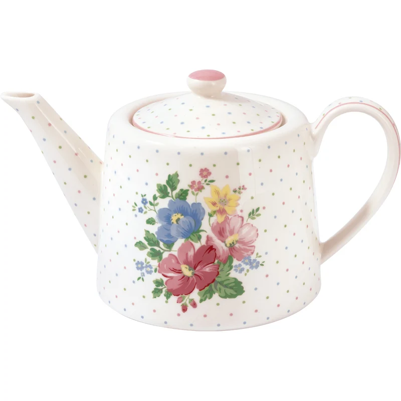 Greengate Josefina Teekanne white 1l