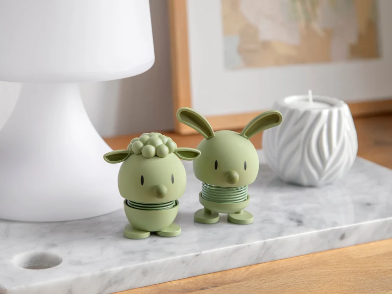 Hoptimist Soft Bunny S Olive 6,8cm