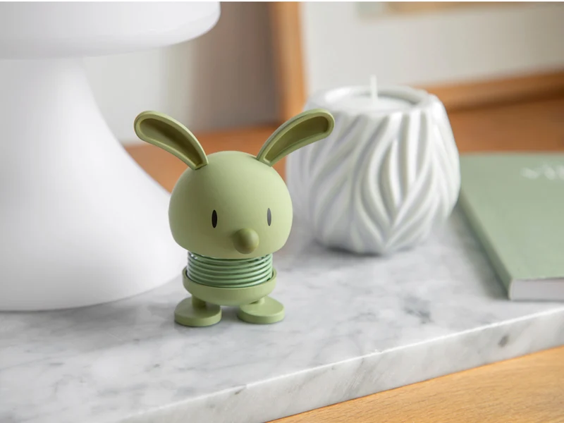 Hoptimist Soft Bunny S Olive 6,8cm
