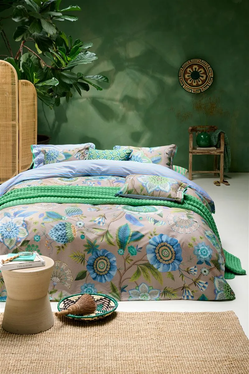 PIP STUDIO Viva La Vida Bettwäsche blau 155x220cm (1 Set)