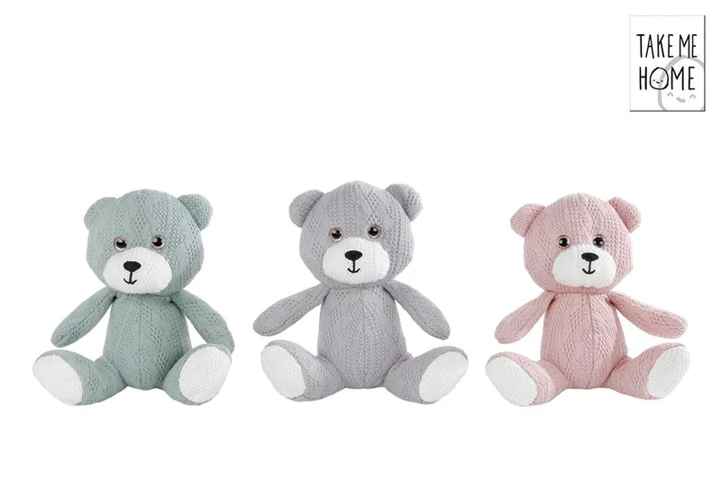 Take Me Home Bier gehaakt pluche 3 assortie 14cm