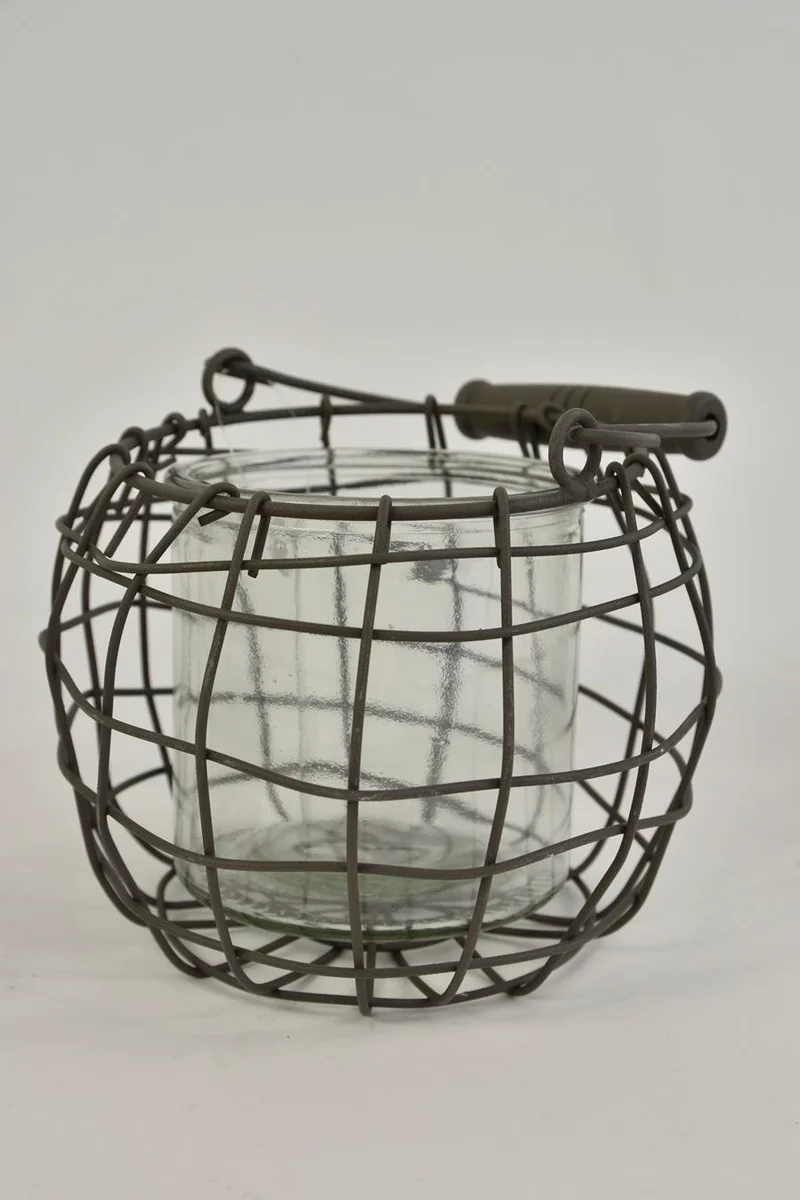 Tafellamp rond "Stolp" goud metaal 24x21x51cm
