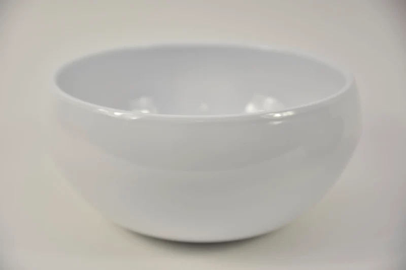 Schüssel, 30 cm - Weiß glänzend