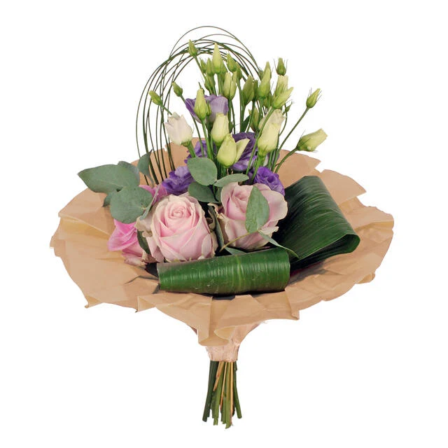 Blumenstraußhülse kraft 20cm natur 150 Stk.