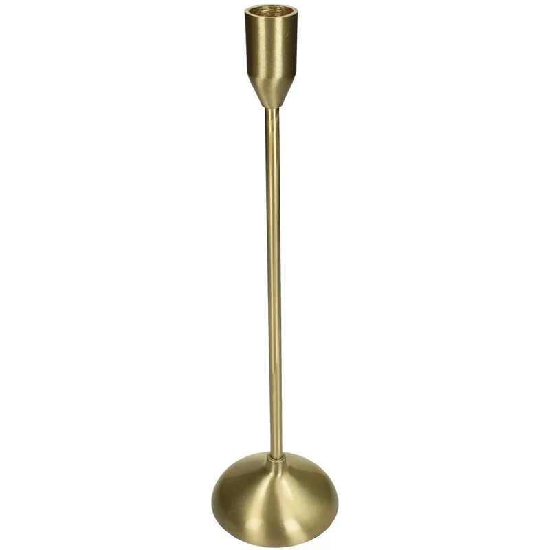 Kerzenständer Aluminium Gold 9x9x33,5cm