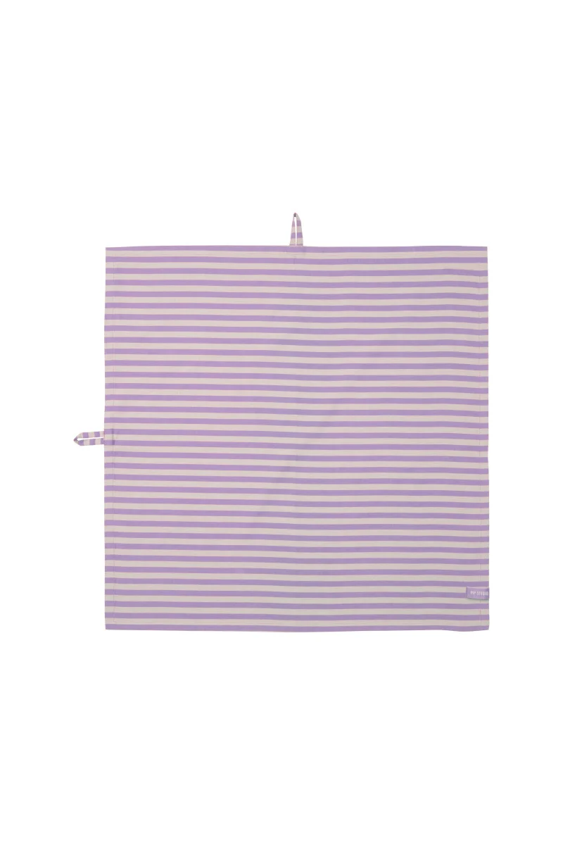 PIP STUDIO Lily&Lotus Geschirrtuch Stripes lila 65x65cm 2 Stück