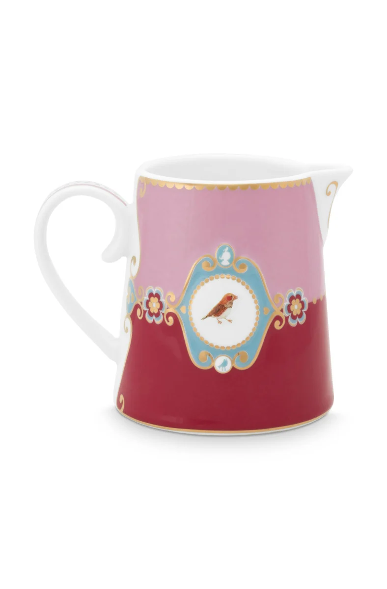 PIP STUDIO Love Birds Medallion Krug rot/pink 270ml