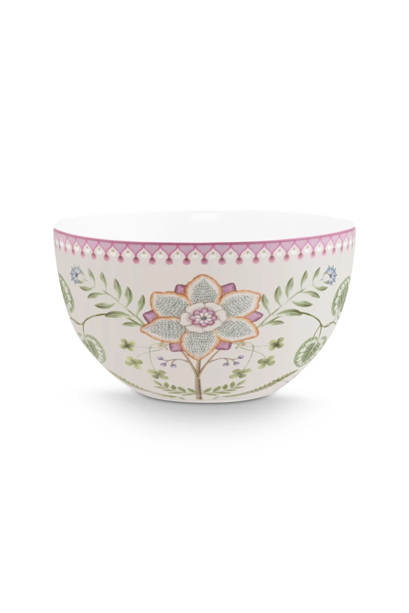PIP STUDIO Lily&Lotus Bowl weiss/bunt 18cm