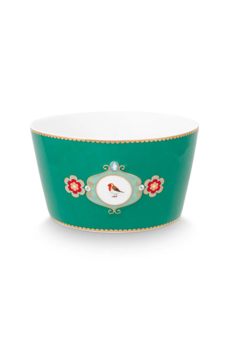 PIP STUDIO Love Birds Medaillon Bowl grün 15cm