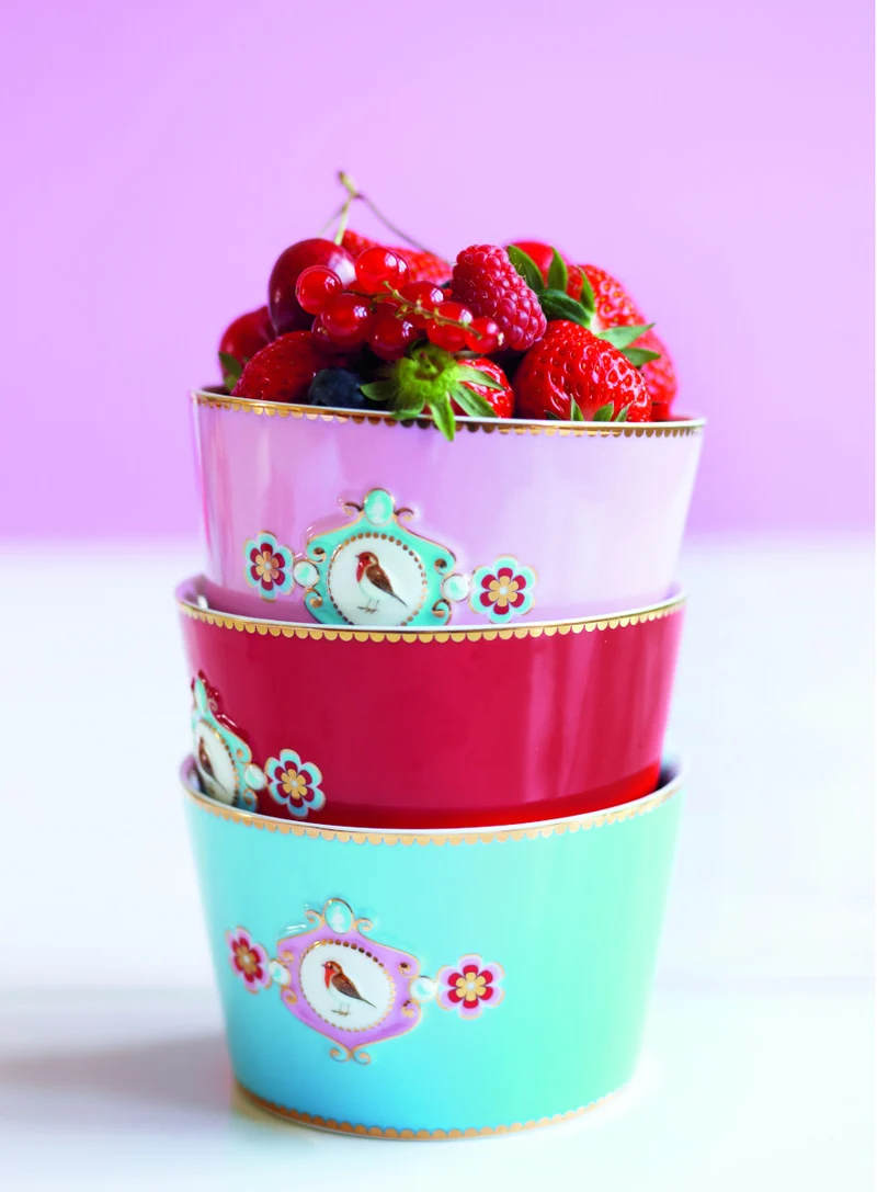 PIP STUDIO Love Birds Medaillon Bowl pink 15cm