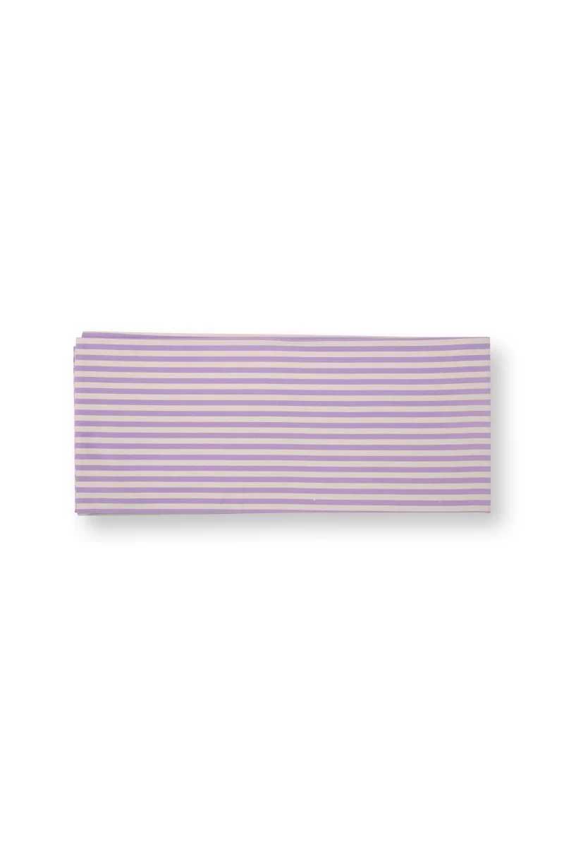 PIP STUDIO Lily&Lotus Tischdecke Stripes lila 160x250cm