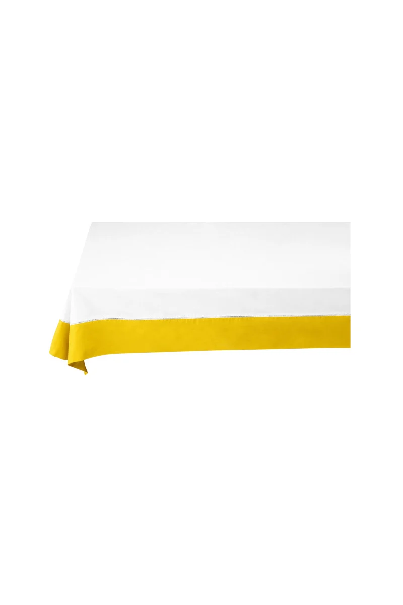 PIP STUDIO Chique Tischdecke weiss/gelb 160x310cm