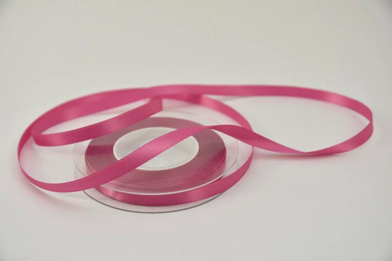Satinband 10 mm x 25 m hellgrau