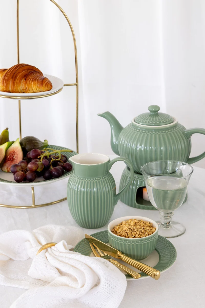 Greengate Alice Mini Bowl dusty green 8,5cm