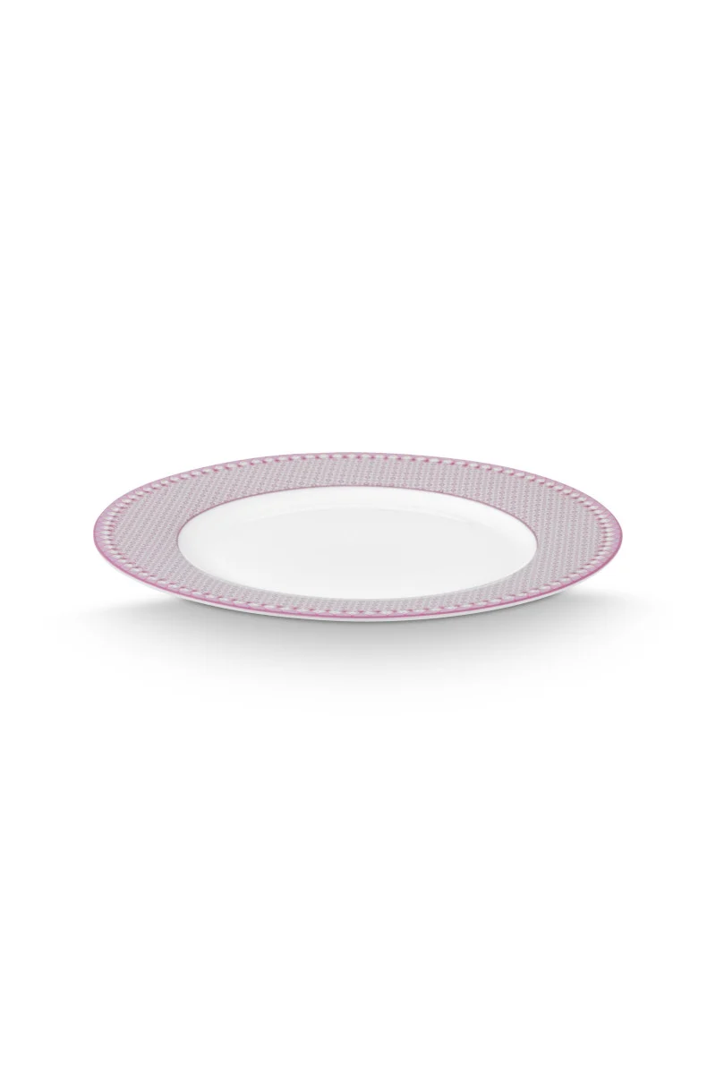 PIP STUDIO Lily&Lotus Speiseteller weiss/lila 26,5cm