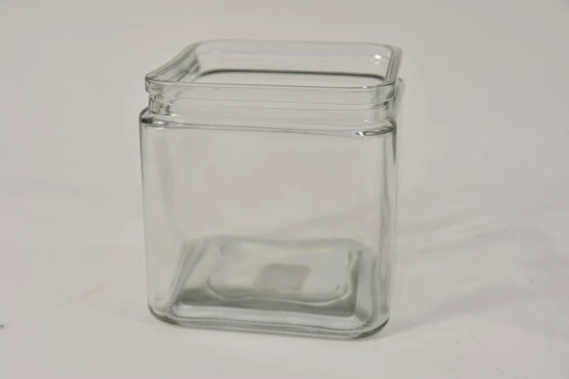 Windlicht Glas klar mit Jutegriff D16 H20/45cm