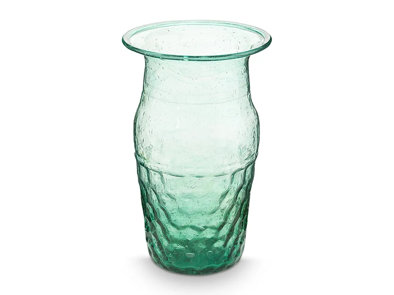 PIP STUDIO Vases Glass Blue-Green Set3