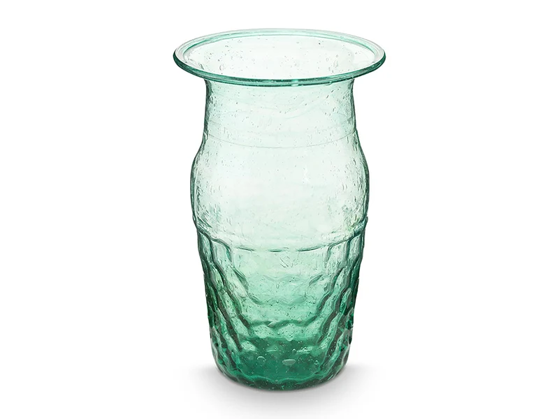 PIP STUDIO Vases Glass Blue-Green Set3