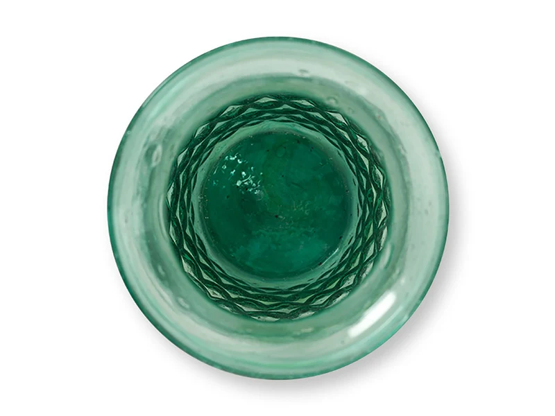PIP STUDIO Vases Glass Blue-Green Set3