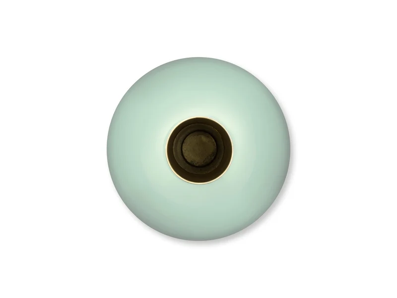 PIP STUDIO Vase Metal Medium Blue 19x33cm