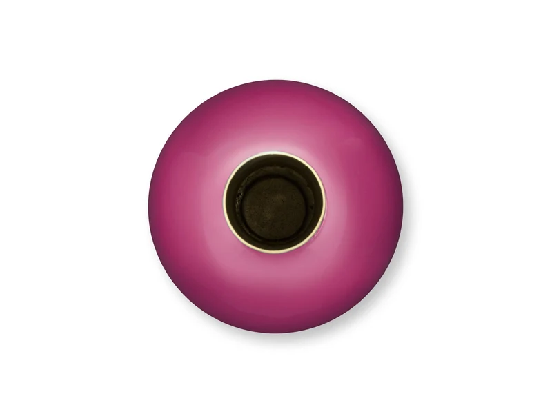 PIP STUDIO Vase Metal Small Bright Pink 15x26cm