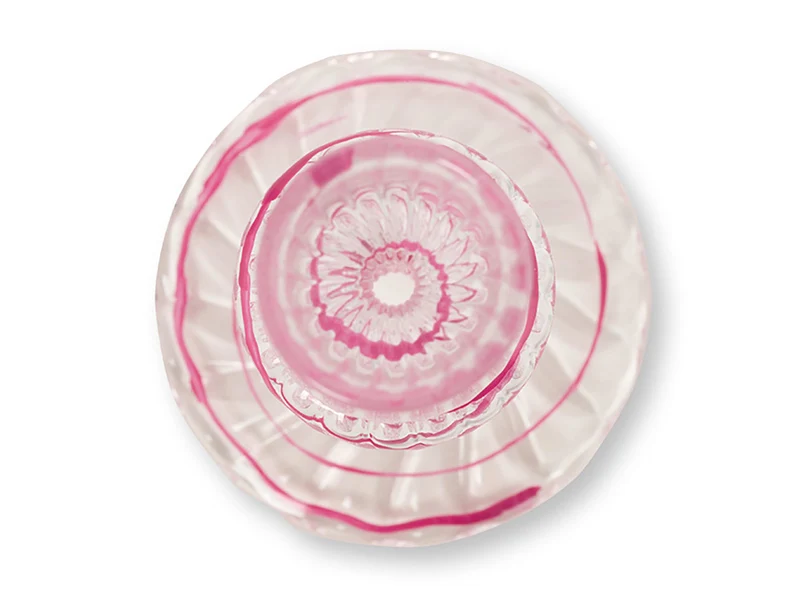 PIP STUDIO Swirl Pink Glas Kerzenständer 28cm