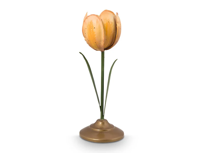 PIP STUDIO Metal Yellow Kerzenständer Set2