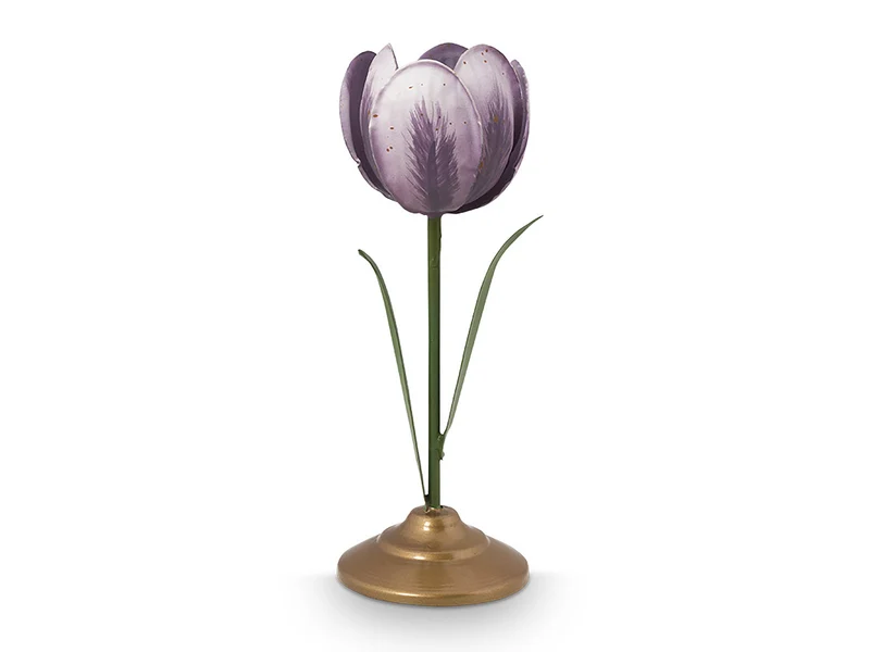PIP STUDIO Metal Lilac Kerzenständer Set2