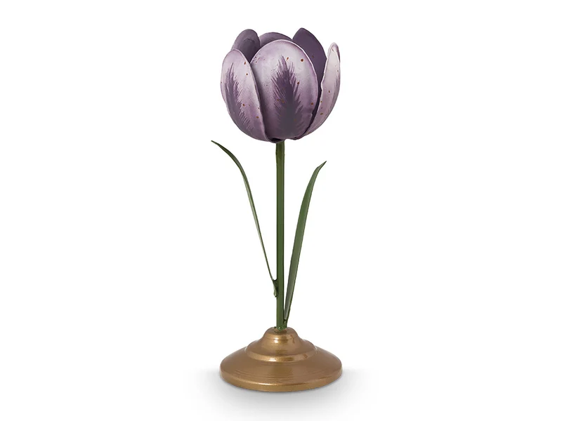 PIP STUDIO Metal Lilac Kerzenständer Set2