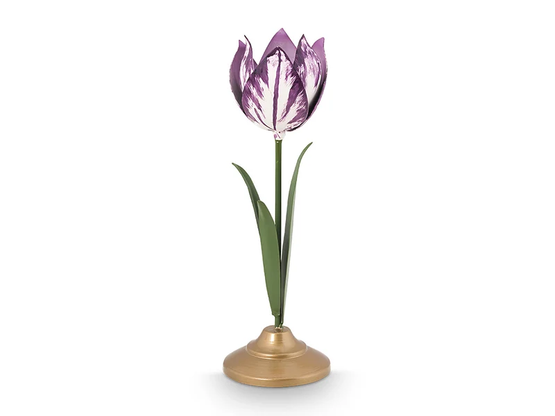 PIP STUDIO Metal Lilac Kerzenständer Set2