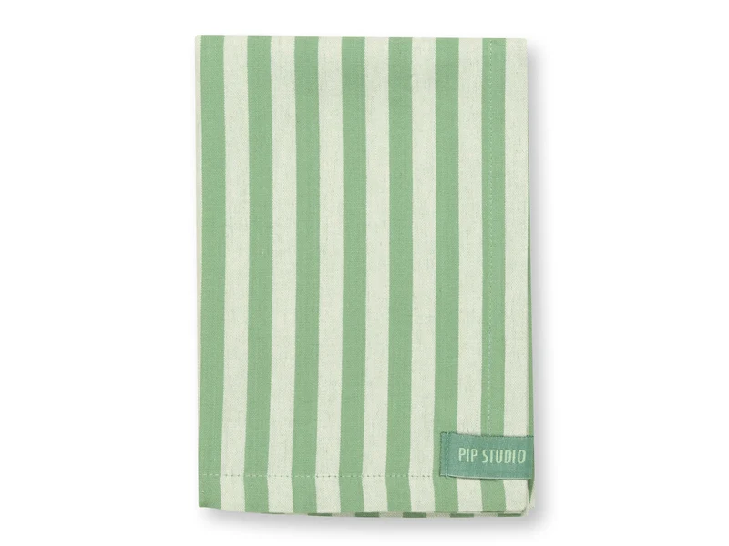 PIP STUDIO Royal Regal Flower Light Green Servietten 40x40cm Set4
