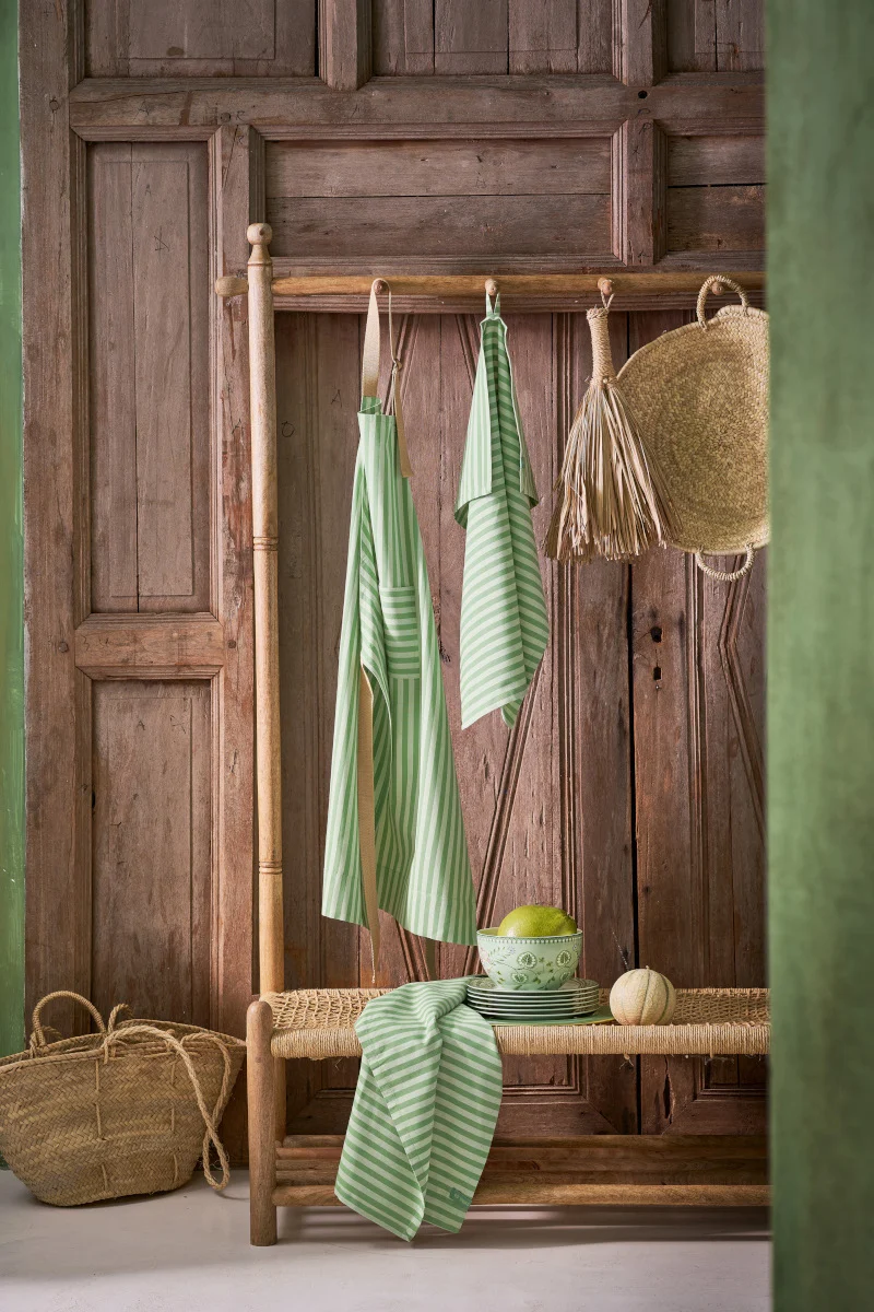 PIP STUDIO Light Green Geschirrtuch 65x65cm Set2