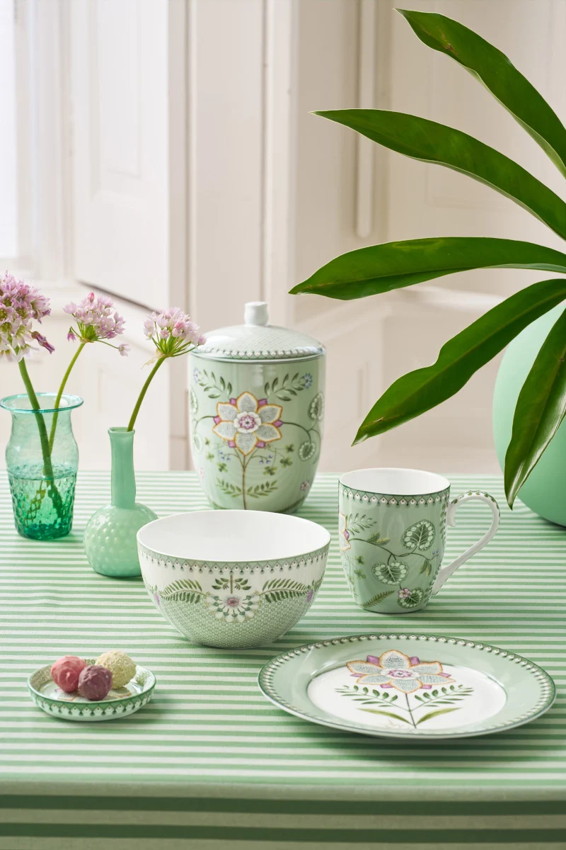 PIP STUDIO Lily&Lotus Light Green Frühstücksset Set3