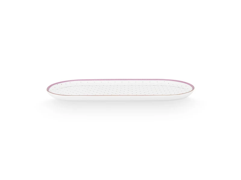PIP STUDIO Jolie Dots Gold Pink Milch- und Zuckertablett 25x12cm