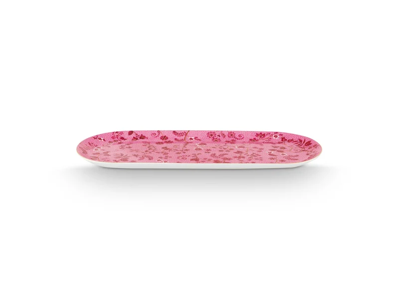 PIP STUDIO Jolie Flowers Pink Kuchenplatte 33,3x15,5cm