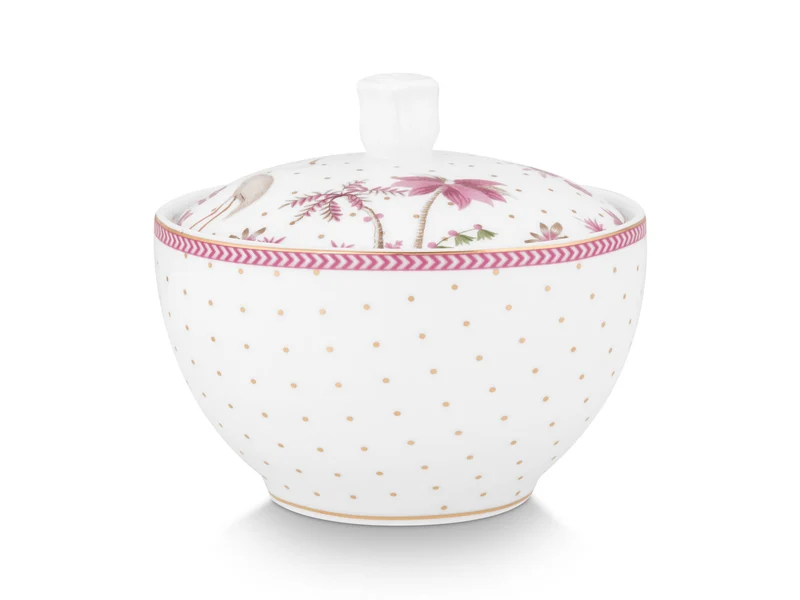 PIP STUDIO Jolie Dots Gold Pink Zuckerdose 300ml