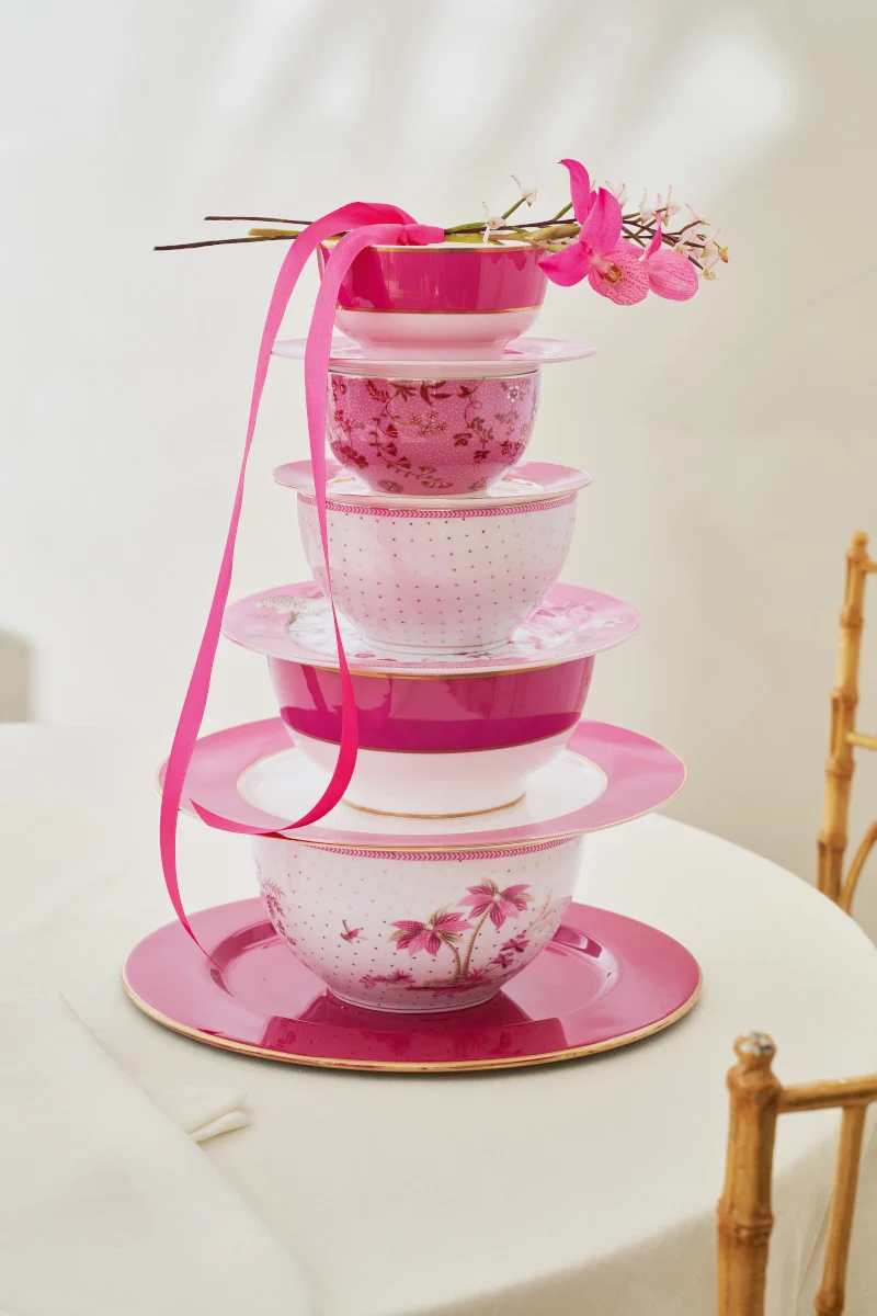 PIP STUDIO Jolie Dots Gold Pink Bowl 15cm