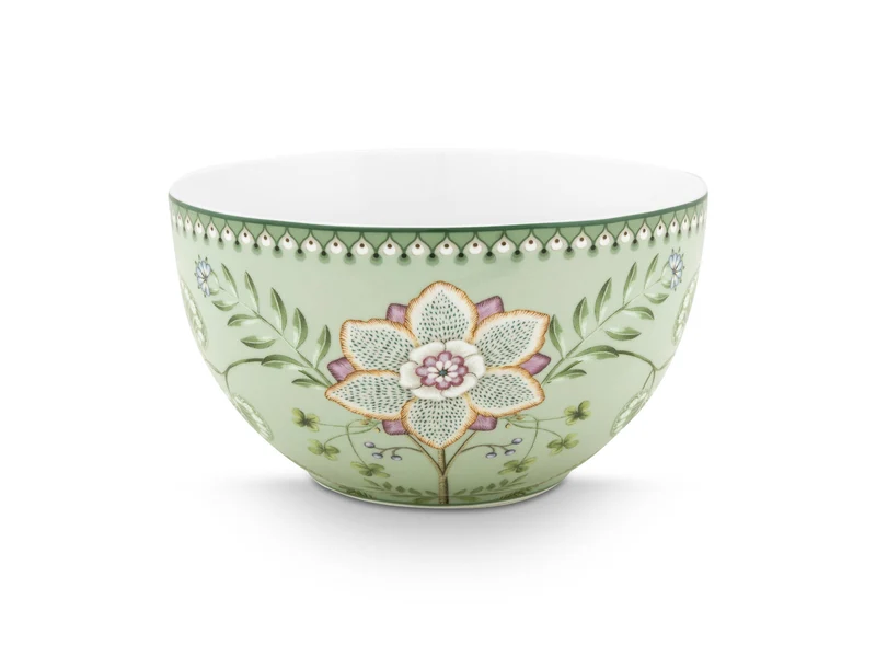 PIP STUDIO Lily&Lotus Light Green Bowl 18cm