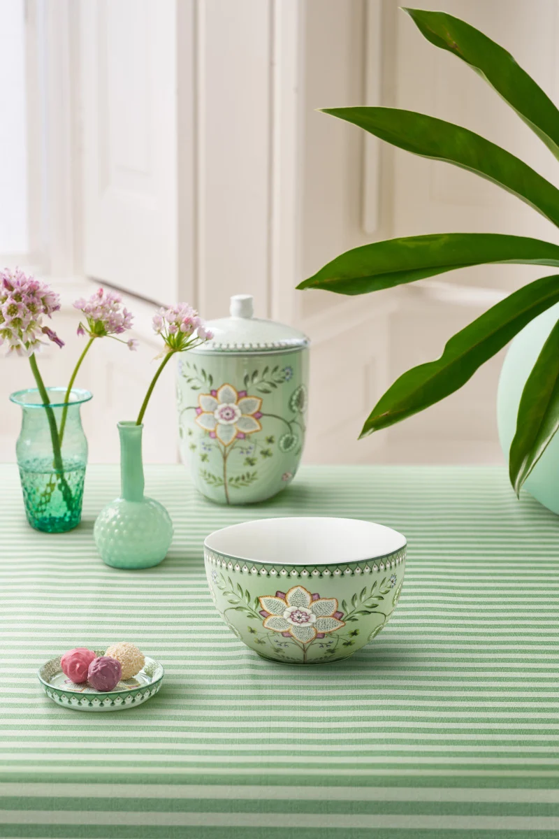 PIP STUDIO Lily&Lotus Light Green Bowl 18cm