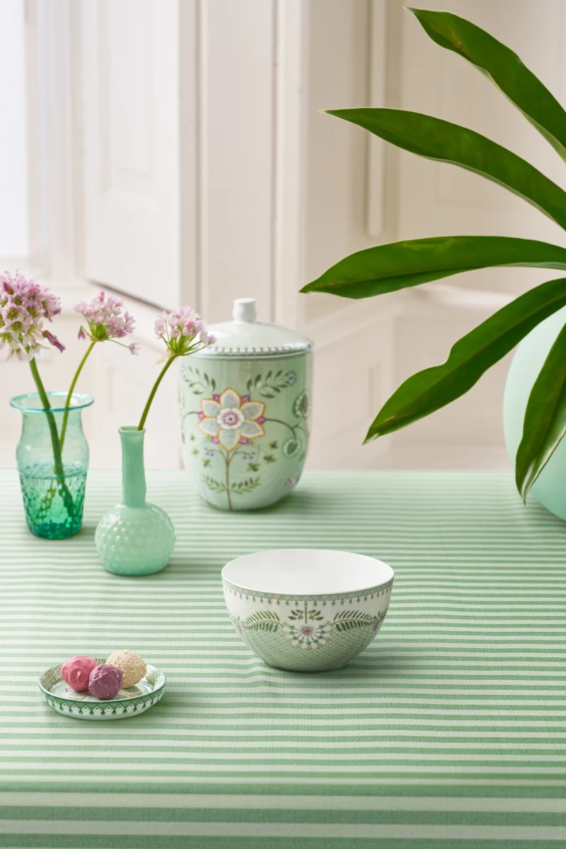 PIP STUDIO Lily&Lotus Tiles Light Green Bowl 15cm