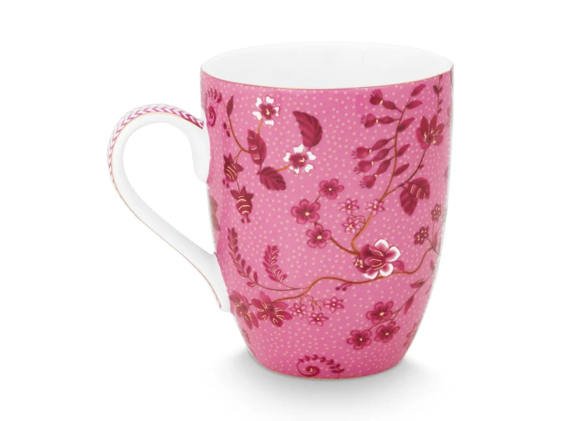 PIP STUDIO Jolie Flowers Pink Becher Large 350ml