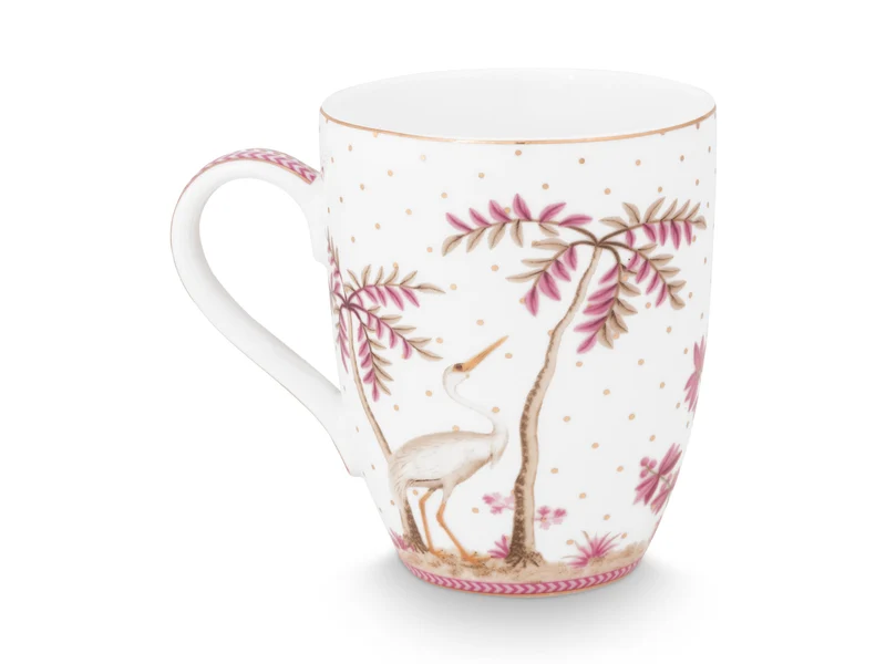 PIP STUDIO Jolie Dots Gold Pink Becher Large 350ml