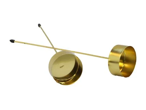 pb. 10 Teelichtbecher/Pick Gold 42 mm/20 cm
