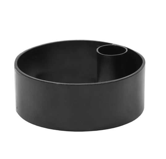 Kerzenständer Metall Steg D10 H4cm Schwarz