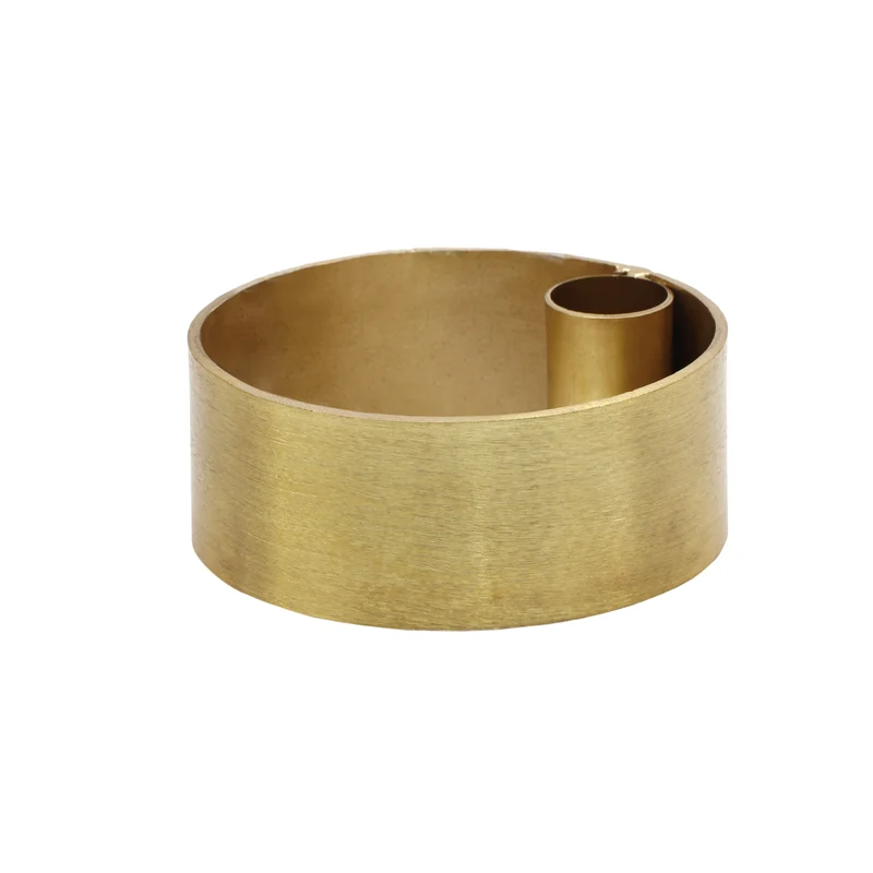 Kerzenständer Metall Steg D10 H4cm Gold