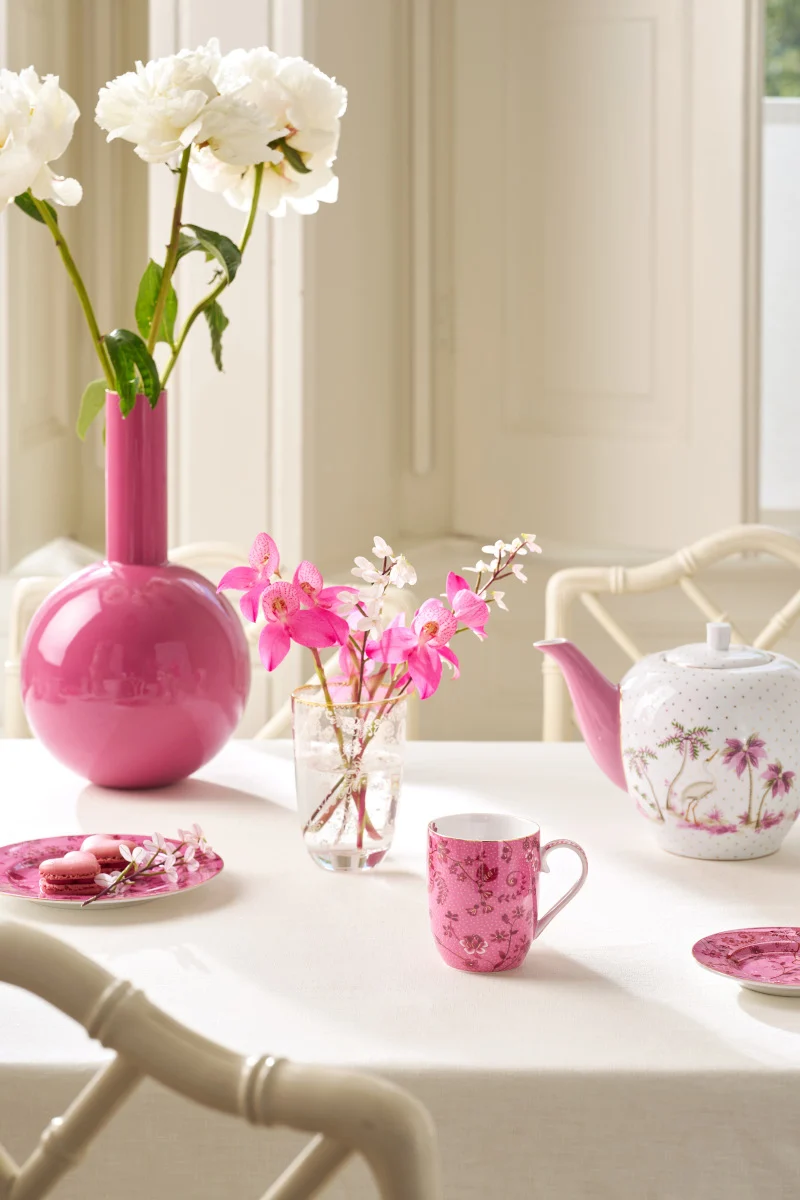 PIP STUDIO Jolie Flowers Pink Becher Small 145ml