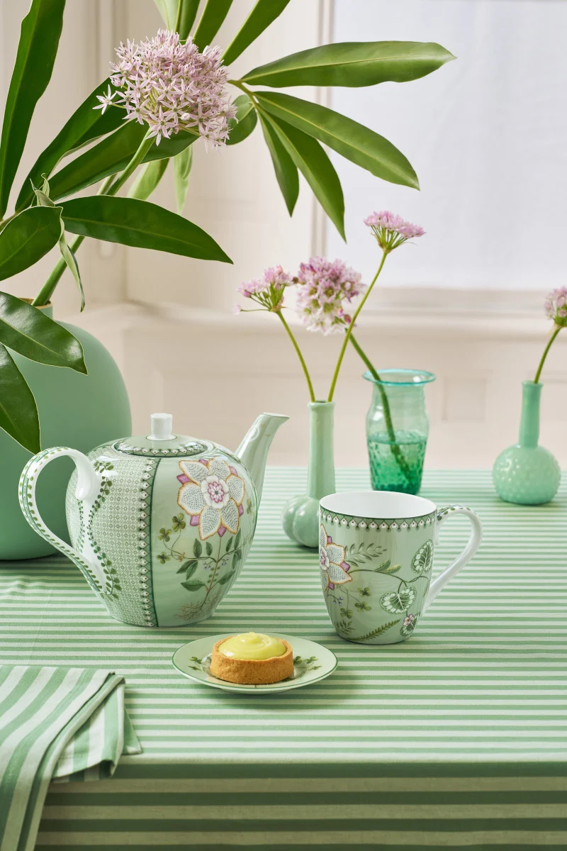 PIP STUDIO Lily&Lotus Light Green Becher XL 450ml