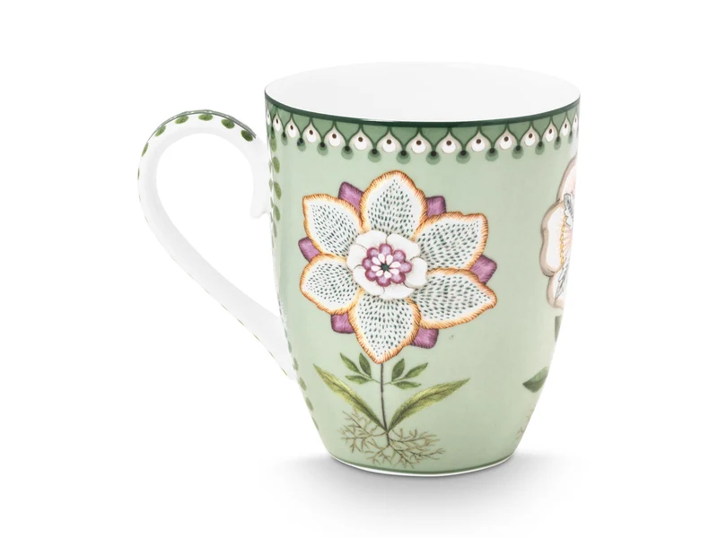 PIP STUDIO Lily&Lotus Light Green Becher Large 350ml