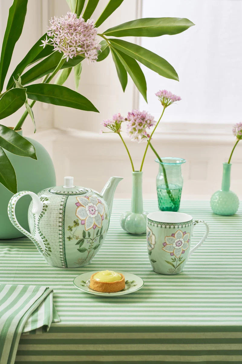 PIP STUDIO Lily&Lotus Light Green Becher Large 350ml