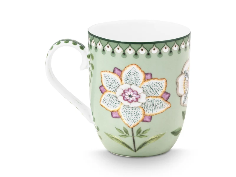 PIP STUDIO Lily&Lotus Light Green Becher Small 145ml
